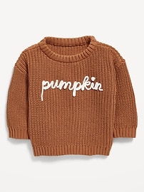 Image number 1 showing, Loose Shaker-Stitch Sweater for Baby