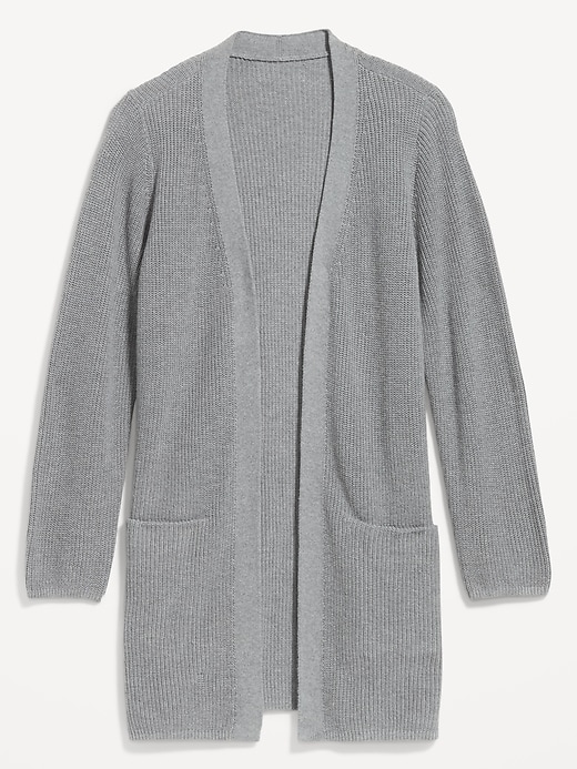 Image number 3 showing, Longline Open-Front Sweater