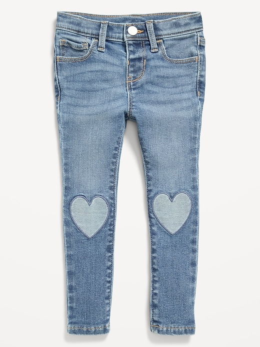 Image number 1 showing, High-Waisted Rockstar 360° Stretch Jeggings for Toddler Girls
