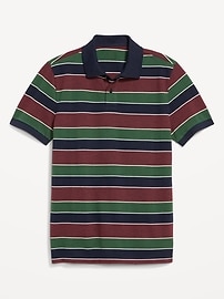 Image number 4 showing, Classic Fit Striped Pique Polo
