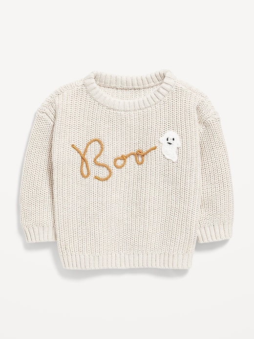 Image number 1 showing, Loose Shaker-Stitch Sweater for Baby