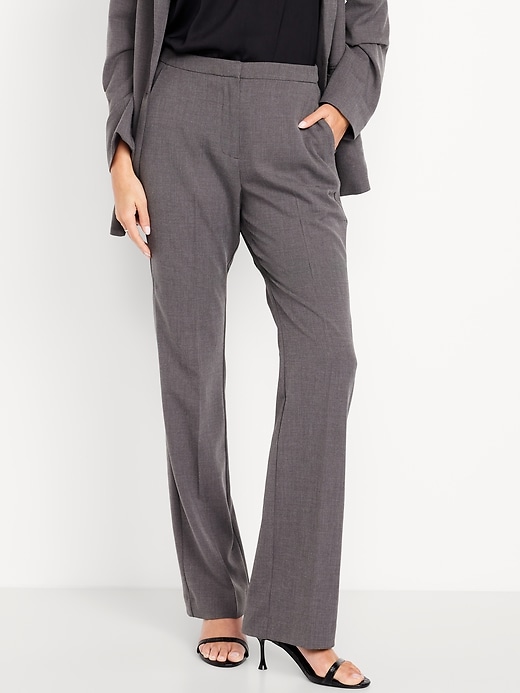 Image number 2 showing, Mid-Rise Taylor Boot-Cut Pants