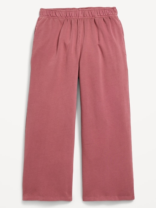 Image number 4 showing, Baggy Fleece Straight-Leg Sweatpants for Girls