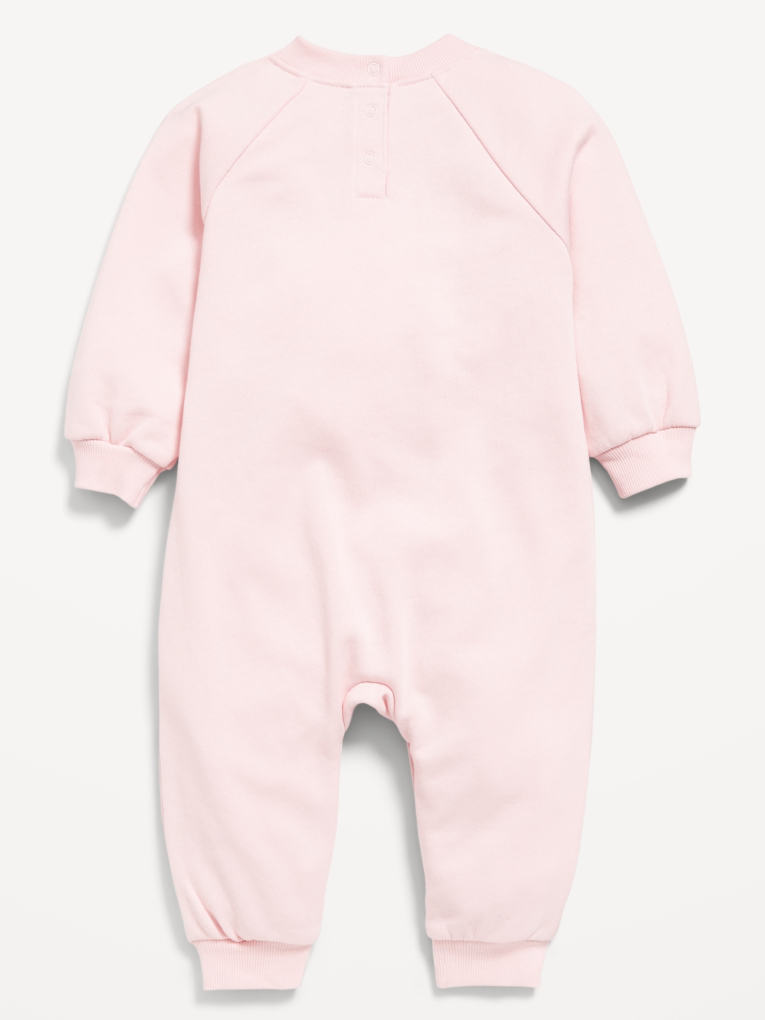 Long-Sleeve Fleece One-Piece Jumpsuit for Baby