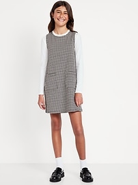 Image number 1 showing, Sleeveless Jacquard-Knit Pocket Dress for Girls