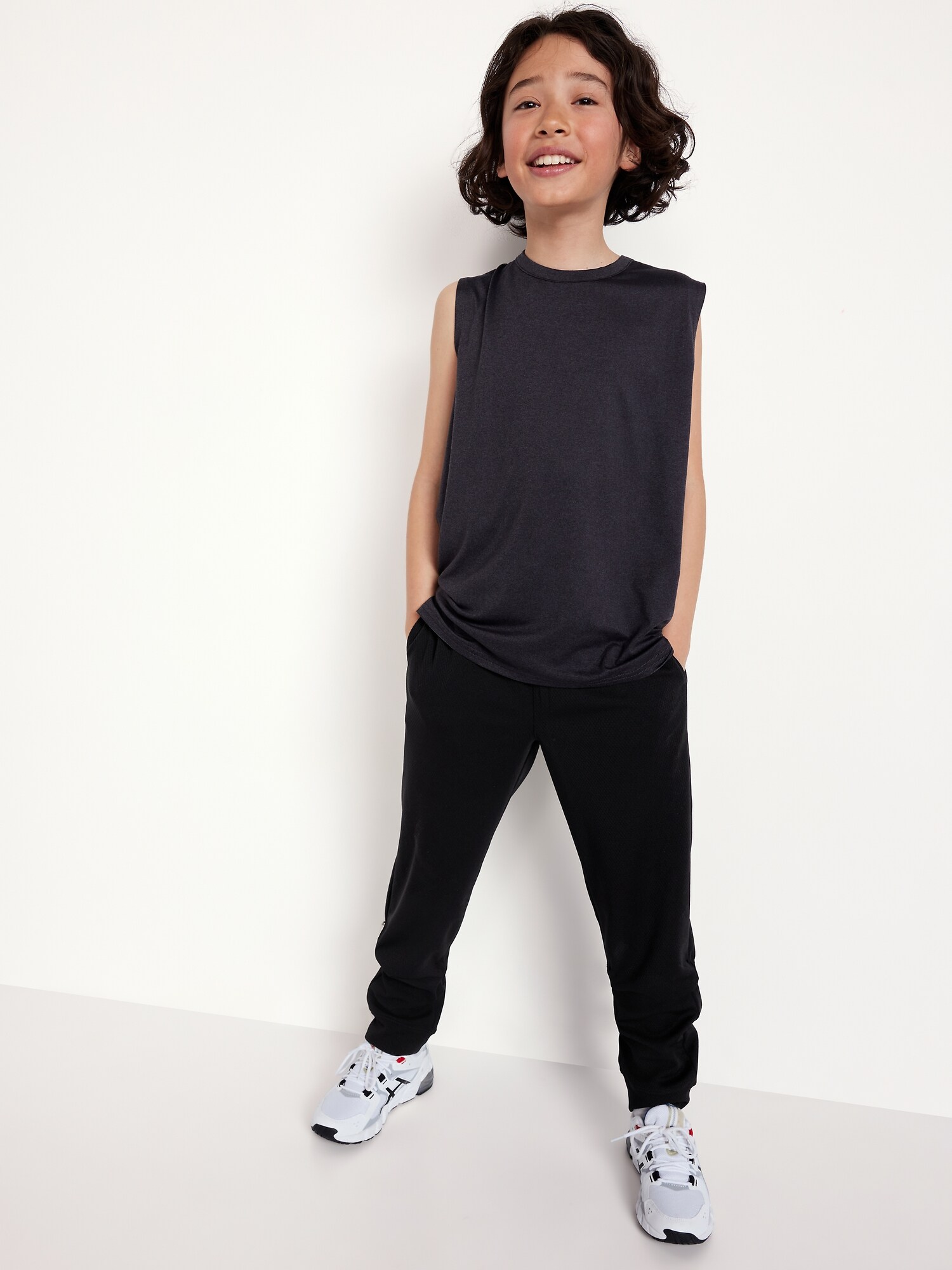 Брюки Old Navy Mesh Jogger Sweatpants для мальчиков, цвет: Blackjack