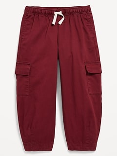Long-Sleeve Cropped Polo Top for Toddler Girls