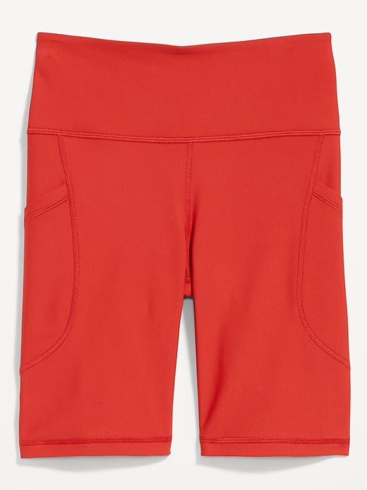 Image number 9 showing, High-Waisted PowerSoft Biker Shorts -- 8-inch inseam
