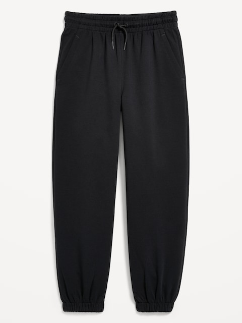 Dynamic Fleece Baggy Jogger Sweatpants for Boys - Black Jack