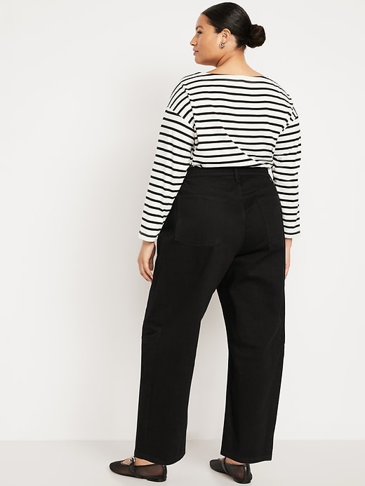 Image number 8 showing, High-Waisted Barrel Ankle Jeans