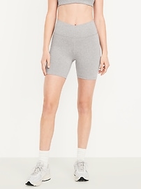 Image number 2 showing, Extra High-Waisted CloudComfy Biker Shorts -- 6-inch inseam