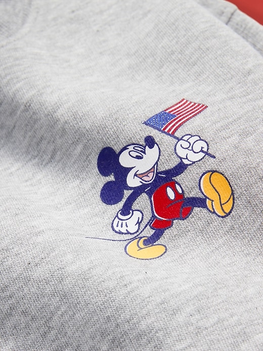 Image number 4 showing, Old Navy x Disney© Mickey Mouse Unisex Oversized Flag Graphic Sweatshirt for Toddler