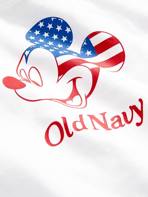 Image number 3 showing, Old Navy x Disney© Mickey Mouse Flag Logo-Graphic Muscle T-Shirt for Toddler Boys