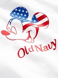 Image number 3 showing, Old Navy x Disney© Mickey Mouse Flag Logo-Graphic Muscle T-Shirt for Toddler Boys