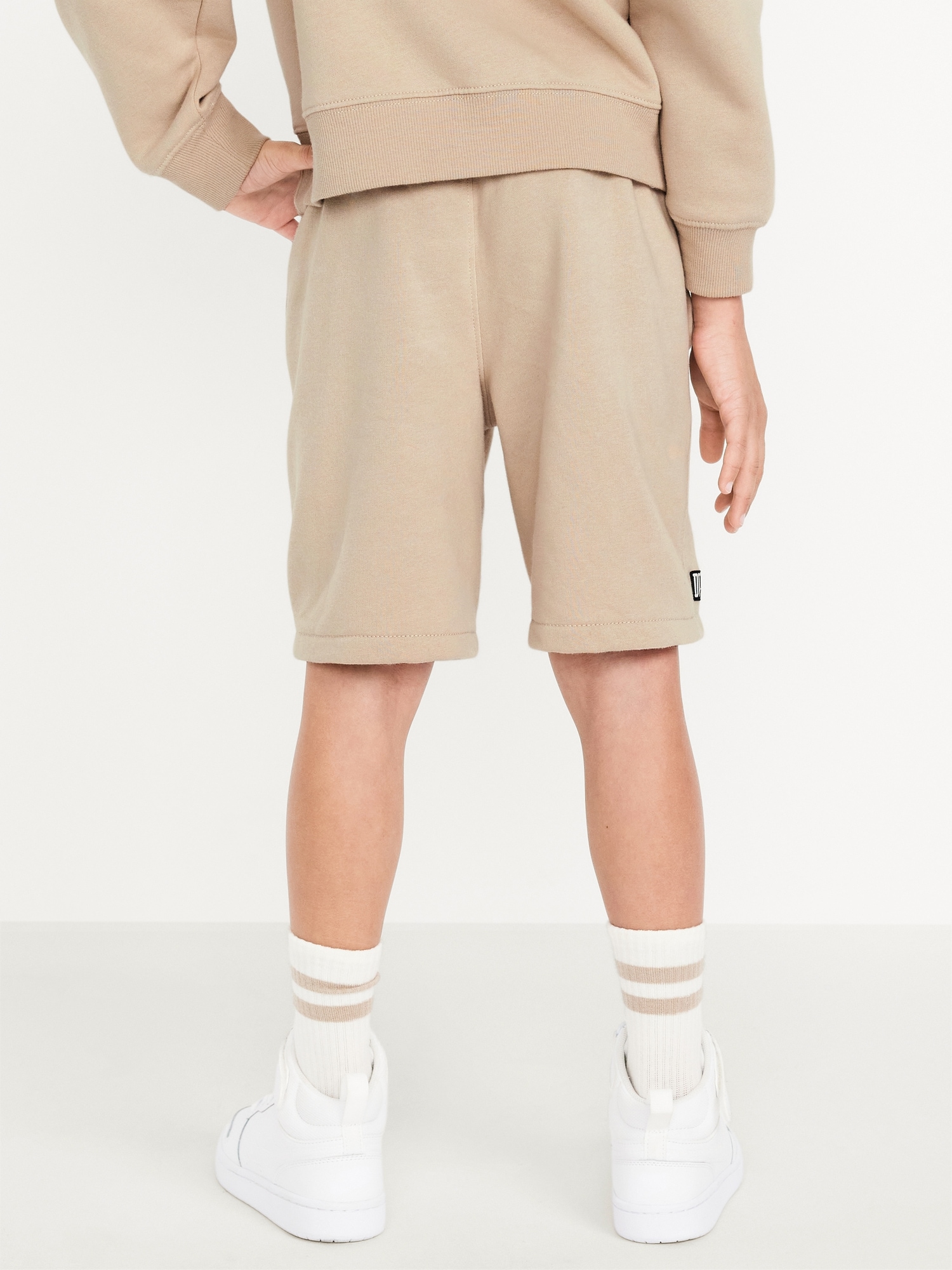 Fleece Jogger Shorts for Boys (At Knee)