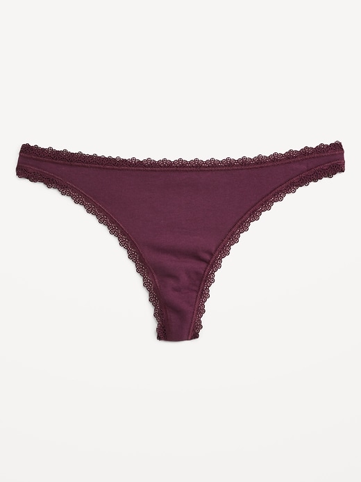 Image number 3 showing, Mid-Rise Everday Cotton Thong