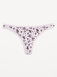 Image number 3 showing, Mid-Rise Everday Cotton Thong