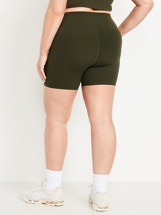 Image number 7 showing, High-Waisted StudioSmooth Biker Shorts -- 6-inch inseam