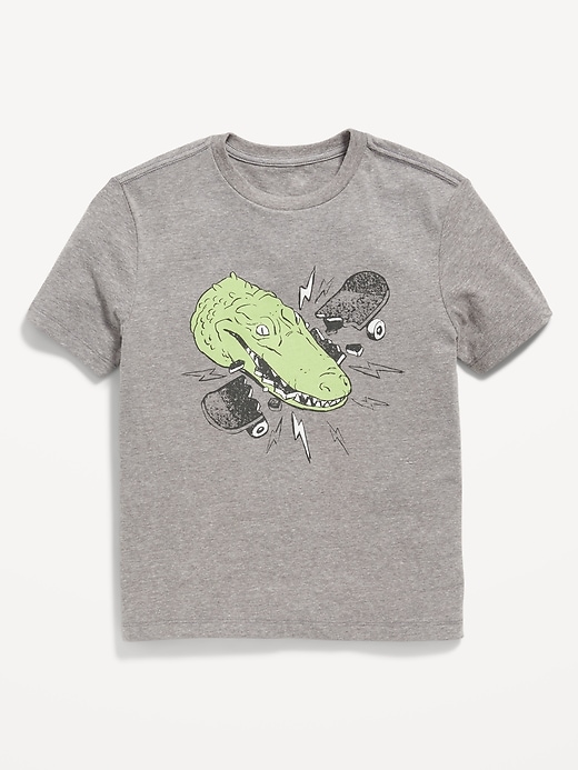 Image number 1 showing, Short-Sleeve Graphic T-Shirt for Boys