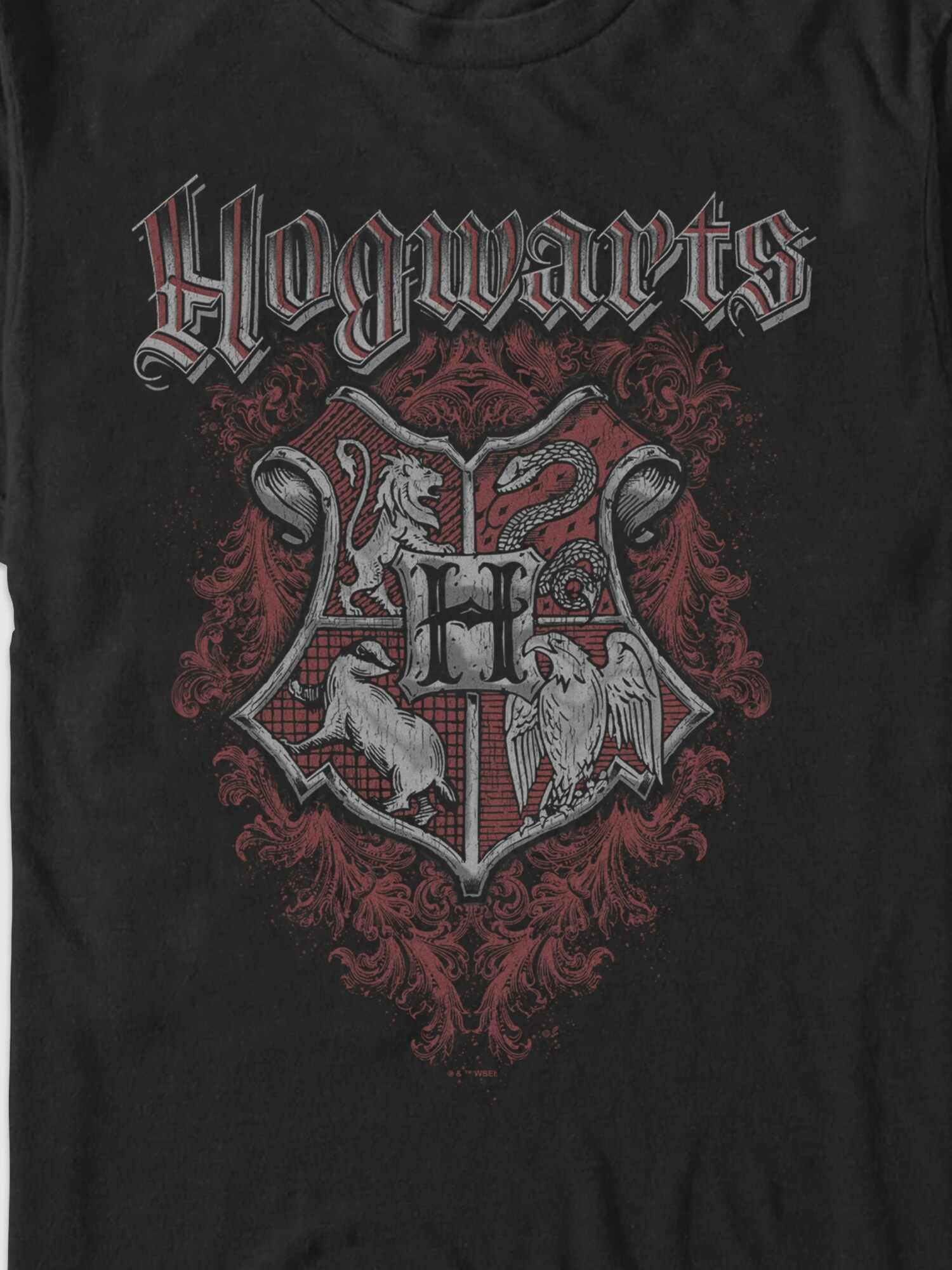 Мужская футболка Old Navy Harry Potter Grunge Crest Graphic, цвет: Чёрный — фото 2