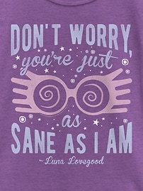 Image number 2 showing, Harry Potter Just As Sane As Luna Graphic T-shirt For Girls