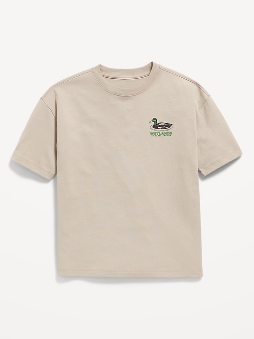 Image number 2 showing, Oversized Short-Sleeve Graphic T-Shirt for Boys