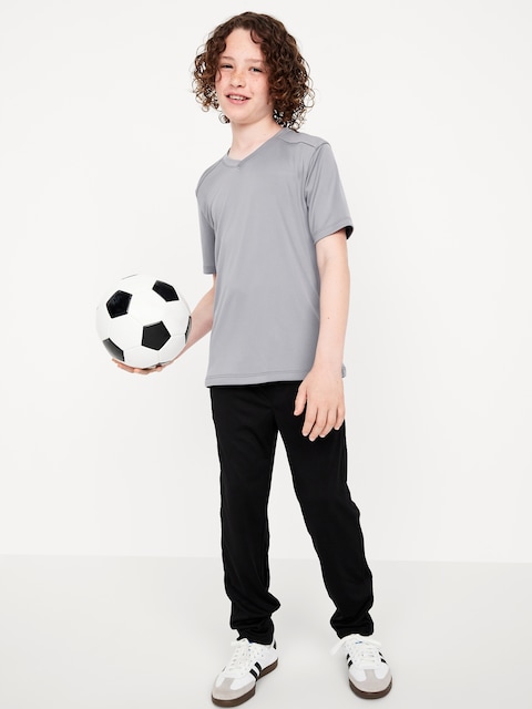 Short-Sleeve Go-Dry Cool Performance T-Shirt for Boys - Cinder Smoke