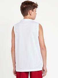 Image number 2 showing, Mesh Graphic Basketball Tank Top for Boys