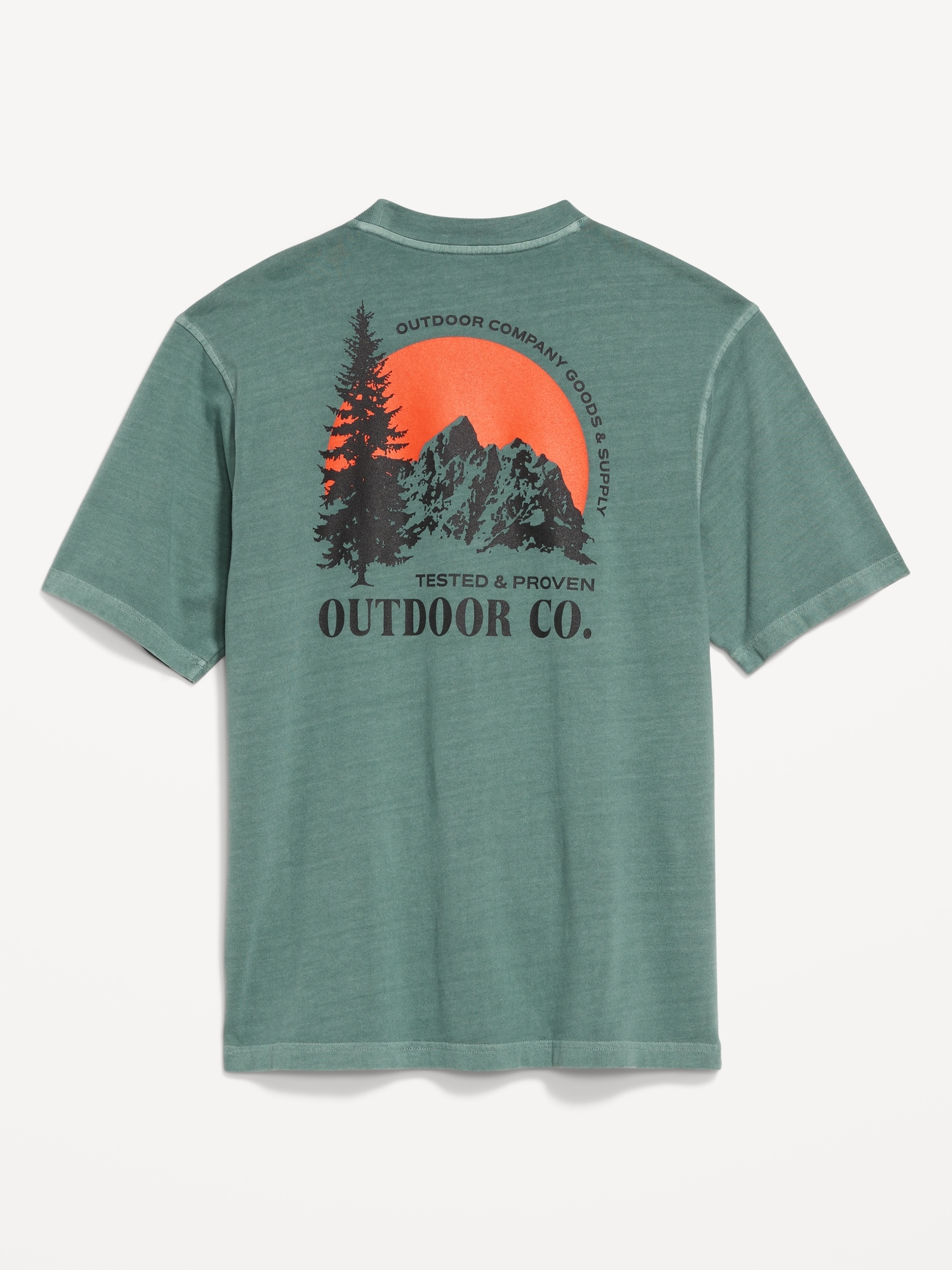 Heavyweight Crew-Neck Graphic T-Shirt