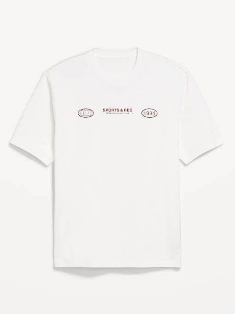 Heavyweight Graphic T-Shirt - White Lilies