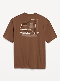 Image number 2 showing, Heavyweight Crew-Neck Graphic T-Shirt
