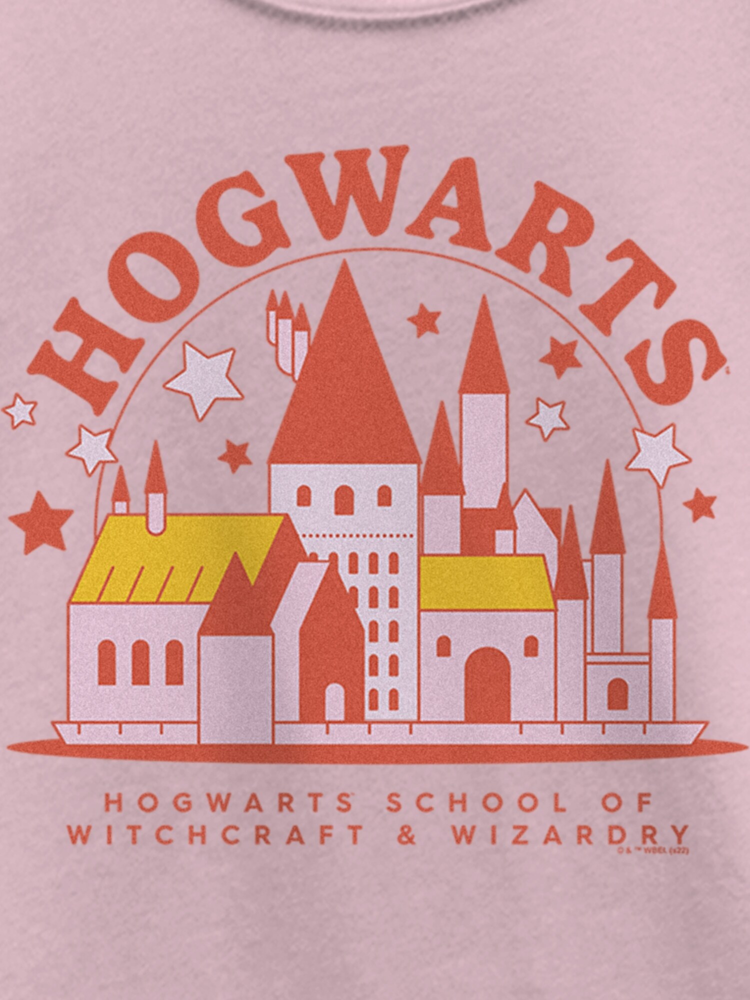 Футболка Old Navy Harry Potter Hogwarts School Graphic T-shirt для девочек, цвет: Розовый — фото 2