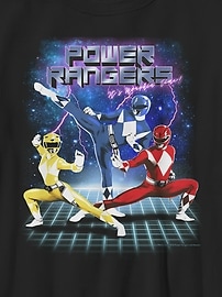 Image number 2 showing, Power Rangers Nineties Lightning Gender-Neutral Graphic T-Shirt for Kids