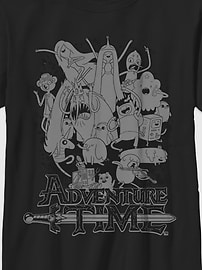 Image number 2 showing, Adventure Time Group Splat Gender-Neutral Graphic T-Shirt for Kids