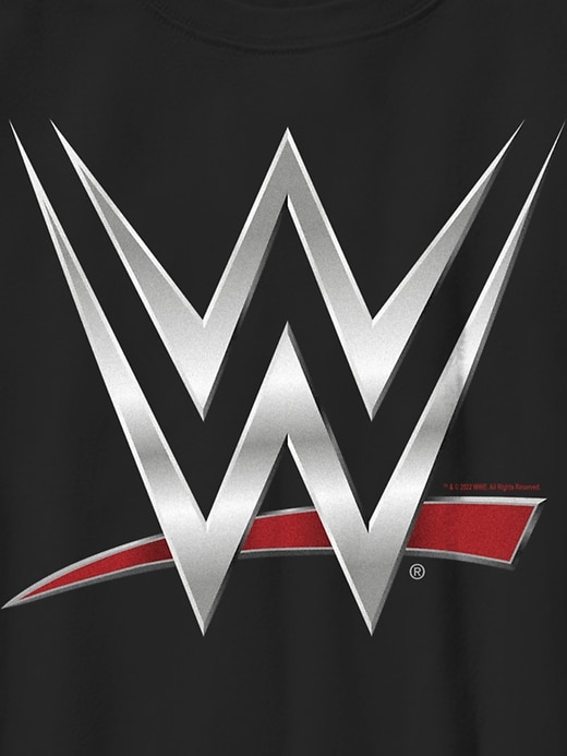 Image number 2 showing, WWE Chrome Logo Gender-Neutral Graphic T-Shirt for Kids