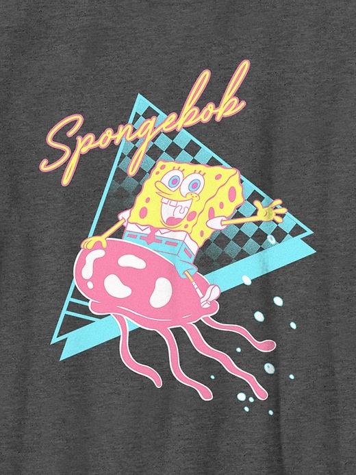 Image number 2 showing, Spongebob Squarepants Pop Gender-Neutral Graphic T-Shirt for Kids