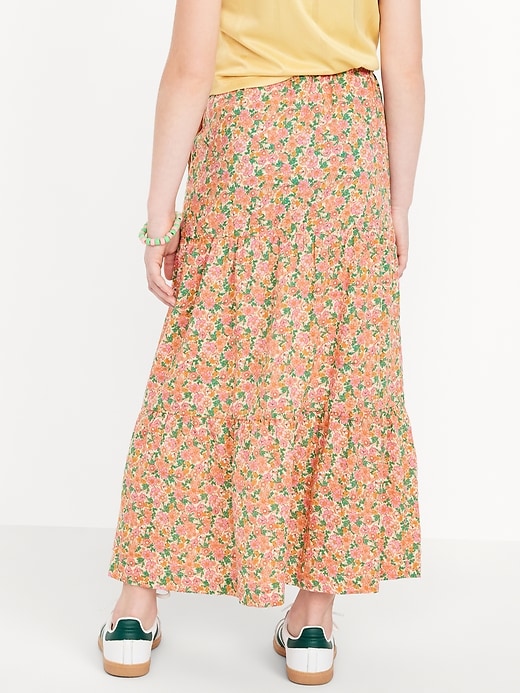Image number 2 showing, Tiered Swing Midi Skirt for Girls