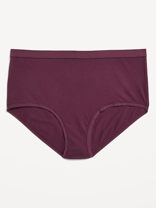 Image number 3 showing, High-Waisted Everyday Brief Cotton Underwear