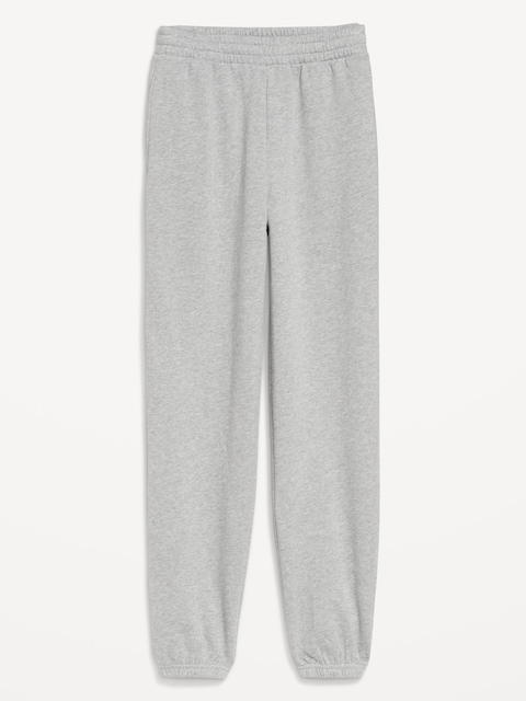 High-Waisted SoComfy Jogger Sweatpants - Heather Gray