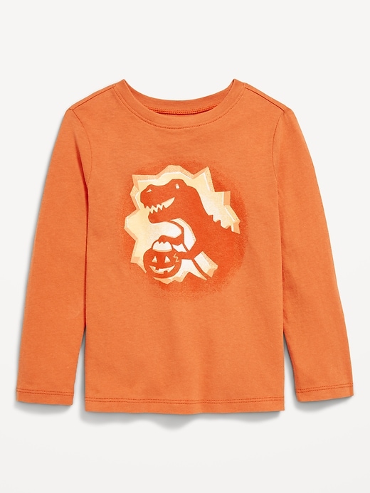 Image number 1 showing, Long-Sleeve Unisex Graphic T-Shirt for Toddler