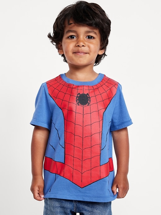 Image number 1 showing, Marvel™ Spider-Man Unisex Costume T-Shirt for Toddler