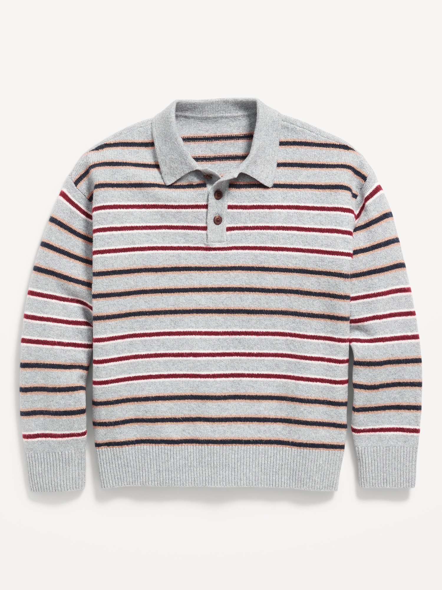 SoSoft Oversized Long-Sleeve Collared Sweater for Boys