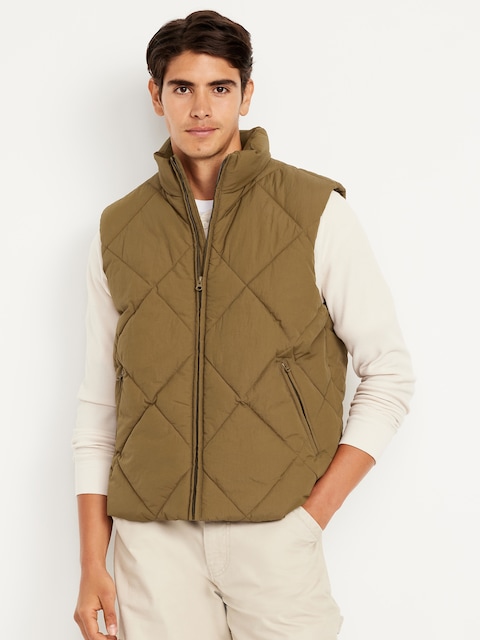 Water-Resistant Frost-Free Quilted Vest - Canadian Geese