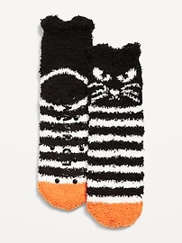 Image number 1 showing, Gender-Neutral Cozy Halloween Socks for Kids