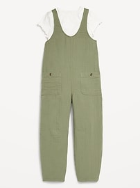 Image number 3 showing, Short-Sleeve T-Shirt and Jumpsuit Set for Girls
