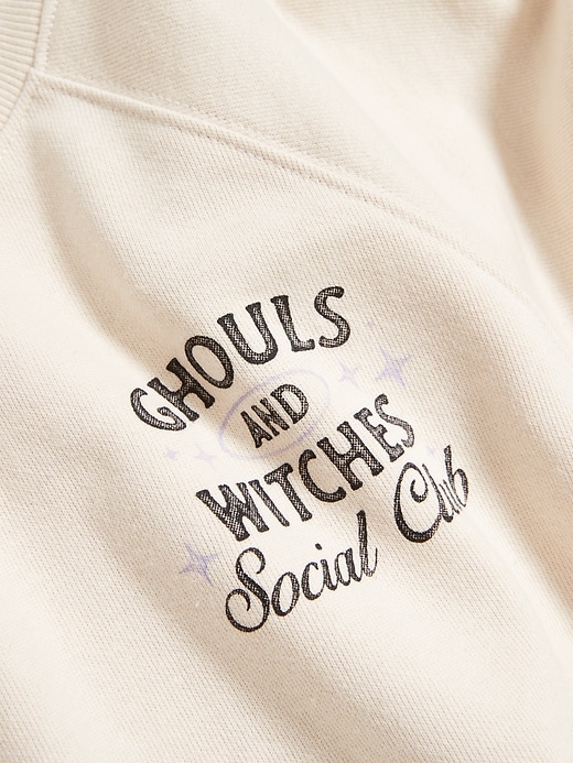 Image number 5 showing, SoComfy Oversized Graphic Raglan Sweatshirt
