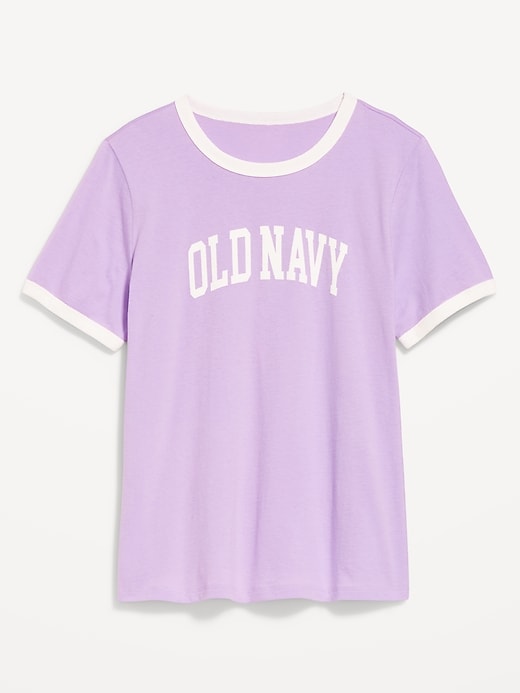 Image number 9 showing, EveryWear Logo-Graphic Ringer T-Shirt