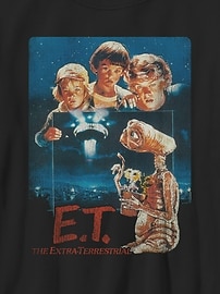 Image number 2 showing, ET The Extraterrestrial Vintage Poster Gender-Neutral Graphic T-Shirt for Kids