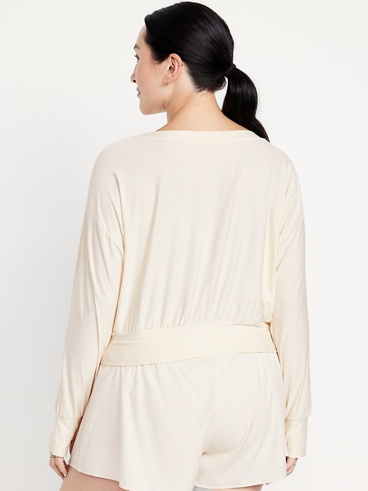 Image number 4 showing, CloudMotion Boat-Neck Top