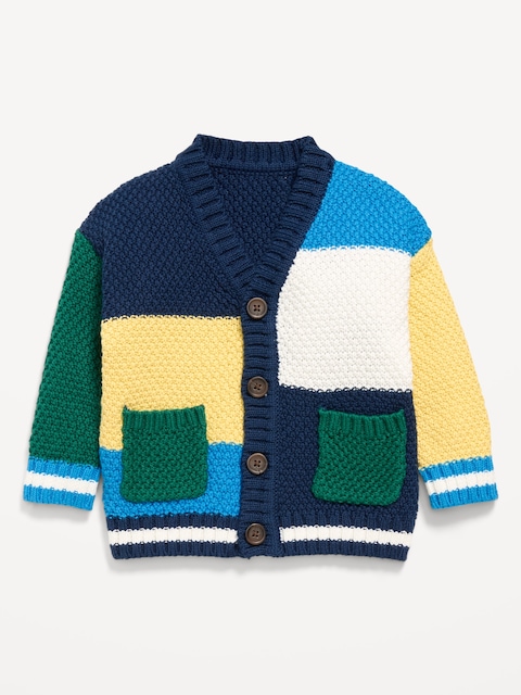 Color-Block Cardigan Sweater for Baby